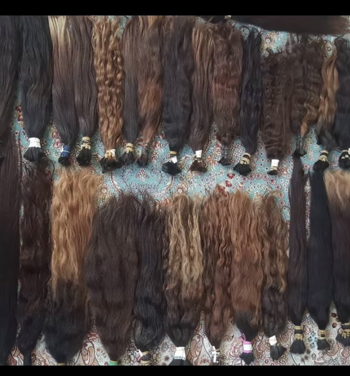 Bundles of natural human hair seized at the Iran–Armenia border